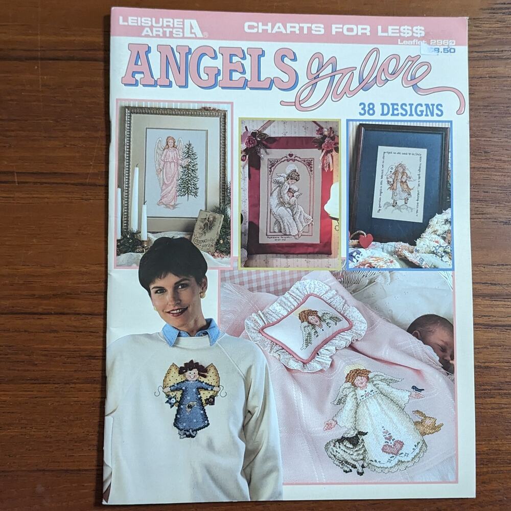 Angels Galore 38 Designs Cross Stitch Pattern Book